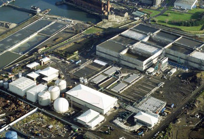 Ringsend Wastewater Treatment Plant, Dublin, Ireland