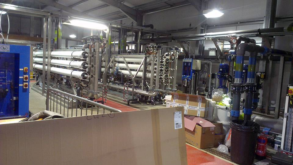 Control System for Membrane Water Re-use Project